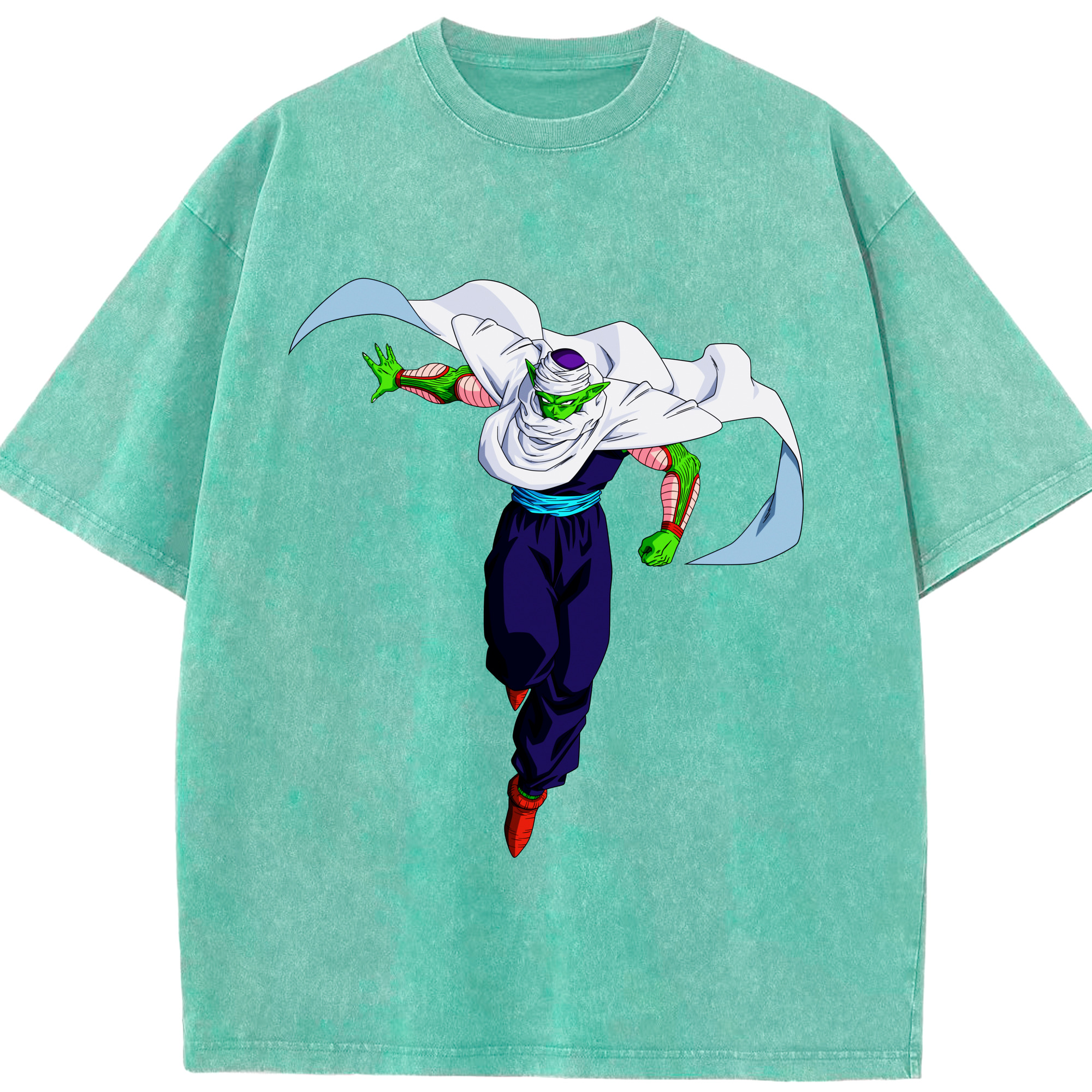 （画像用） ドラゴンボール ピッコロ DRAGON BALL Piccolo 綿100% ヴィンテージ風 半袖Tシャツ（フロントプリント）